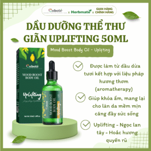 Dầu Dưỡng Thể Thư Giãn Coboté Uplifting 50ml – Khóa Ẩm Và Khơi Gợi Cảm Xúc