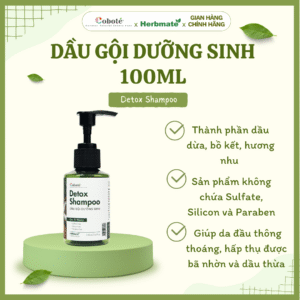 Dầu Gội Dưỡng Sinh Coboté 100ml – Tinh Túy Thảo Mộc Việt Cho Mái Tóc Khỏe Đẹp