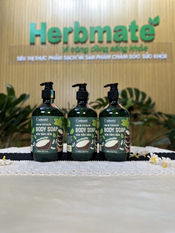 IMG_3334 Sữa Tắm Dưỡng Dừa Hương Bạc Hà Coco Miracle Body Soap Refreshing Coboté 480ml – Sạch Sâu Dịu Nhẹ, Cấp Ẩm Tức Thì