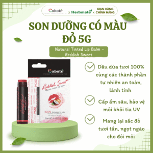 Son Dưỡng Có Màu Coboté 5g  – Dưỡng Ẩm Kép Và Sắc Môi Tươi Tắn