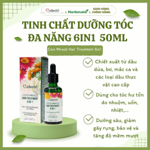Tinh Chất Dưỡng Tóc Đa Năng 6-in-1 Coboté 50ml – Phục Hồi Và Tỏa Sáng Mái Tóc Tự Nhiên