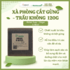 XÀ PHÒNG GỪNG TRẦU KHÔNG Xà Phòng Thảo Mộc Gừng - Trầu Không Coboté 120g – Giải Pháp Kháng Khuẩn Và Hỗ Trợ Điều Trị Da Liễu