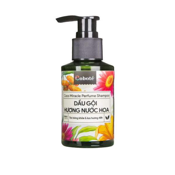 dau goi nuoc hoa mini Dầu Gội Hương Nước Hoa Coboté 100ml – Mái Tóc Khỏe Đẹp, Ngát Hương Suốt Ngày Dài