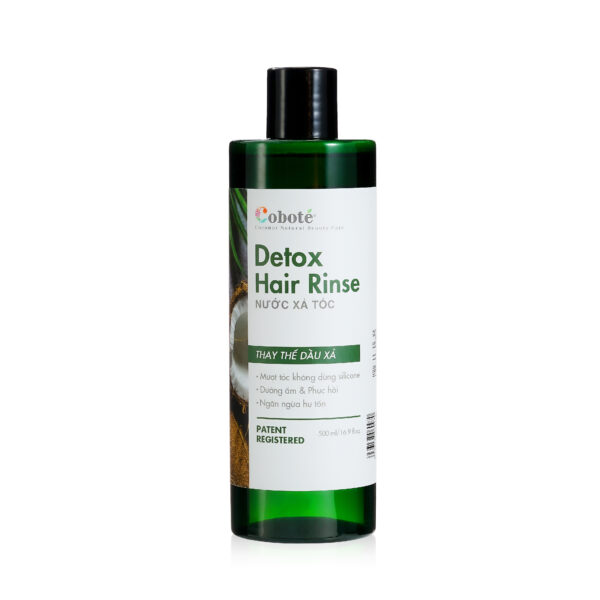 detox hair rinse.jpg Nước Xả Tóc Dưỡng Sinh Coboté 500ml – Giải Pháp Thải Độc & Hồi Sinh Mái Tóc Bồng Bềnh