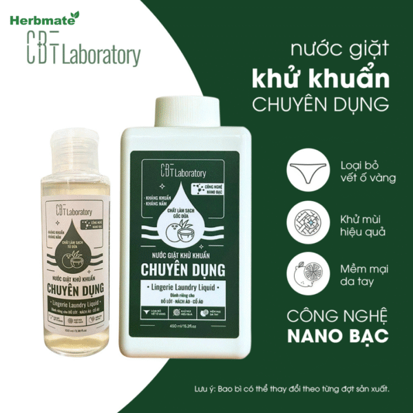 Nước Giặt Chuyên Dụng Coboté – Sạch Khuẩn, Mềm Vải Và An Toàn Cho Da Nhạy Cảm