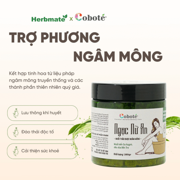 Muối ngâm mông thảo dược Ngọc Nữ An – Liệu Pháp Ngâm Mông Dưỡng Sinh Cổ Truyền Cho Phái Đẹp