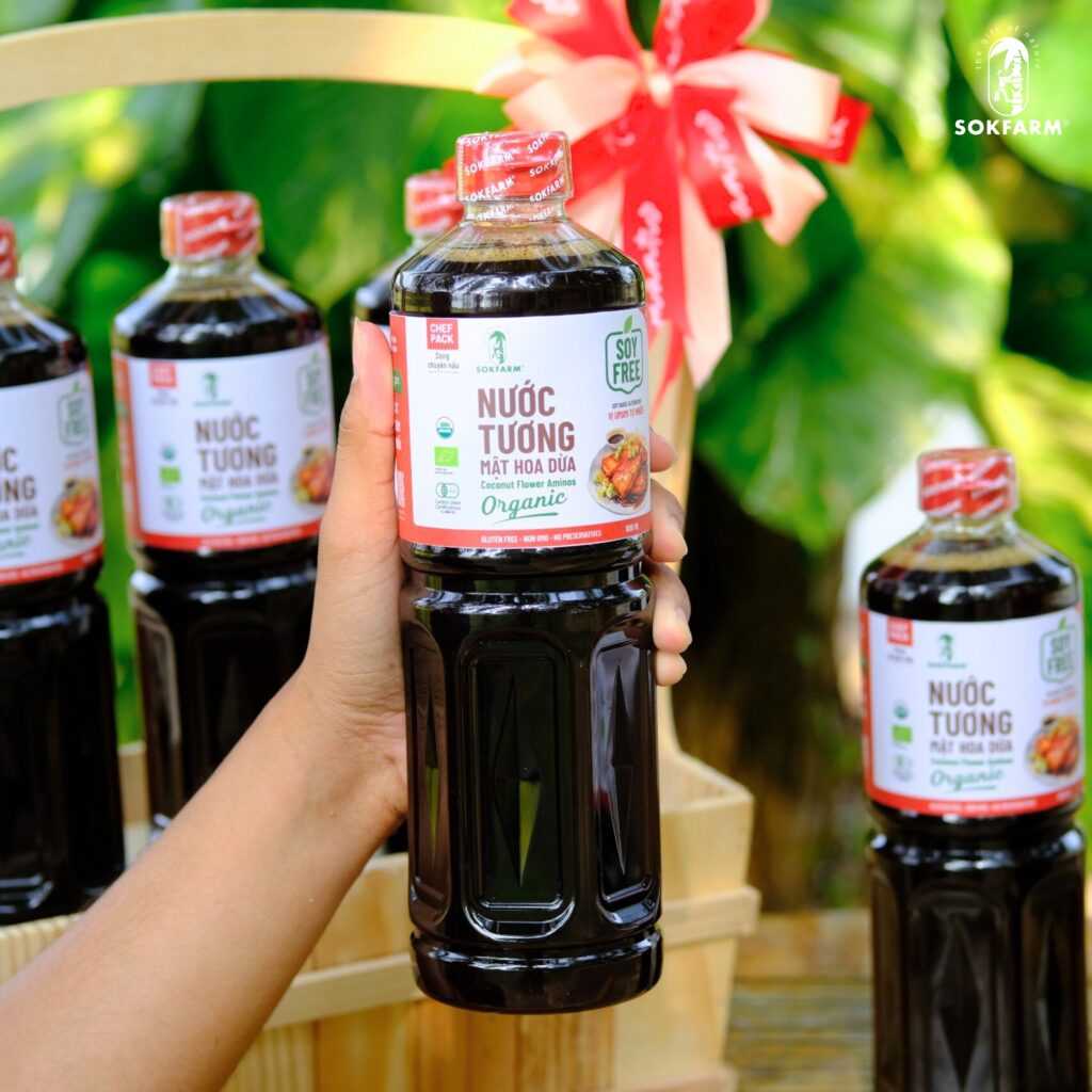 Nước tương mật hoa dừa Sokfarm 