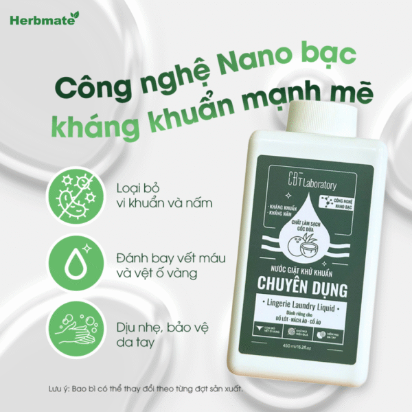 Nước Giặt Chuyên Dụng Coboté – Sạch Khuẩn, Mềm Vải Và An Toàn Cho Da Nhạy Cảm