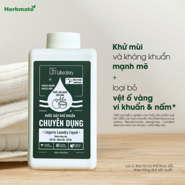 Nước Giặt Chuyên Dụng Coboté – Sạch Khuẩn, Mềm Vải Và An Toàn Cho Da Nhạy Cảm