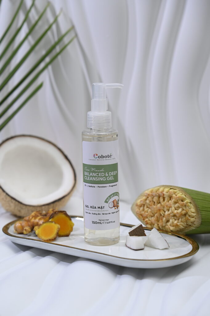 Gel rửa mặt cho da dầu mụn Coboté 150ml 