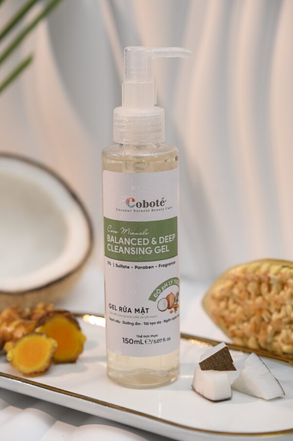Gel Rửa Mặt Coboté Cho Da Dầu Mụn – Làm Sạch Sâu Và Cân Bằng Độ Ẩm Tự Nhiên