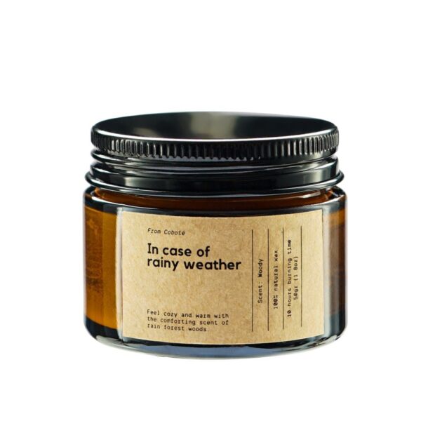 Nến Thơm Coboté Woody – Gói Ghém Hơi Ấm Rừng Già Cho Những Ngày Mưa